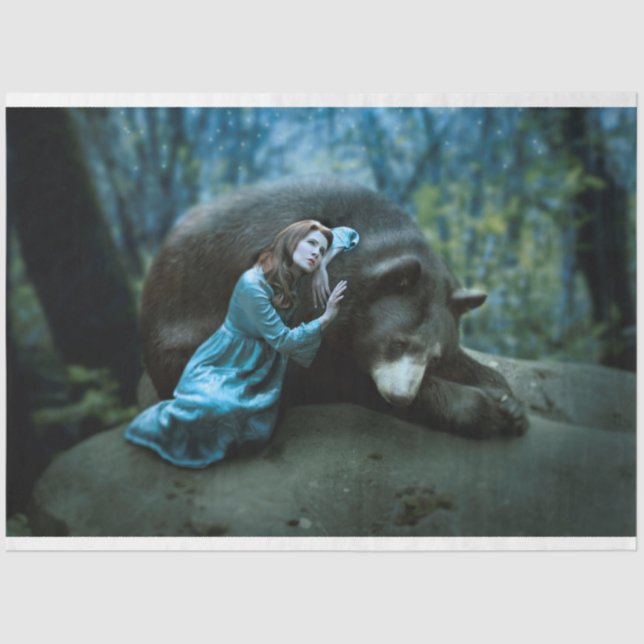 Seda  Sonhos Doce - Papel Tecido de Desvinculação (Frente )