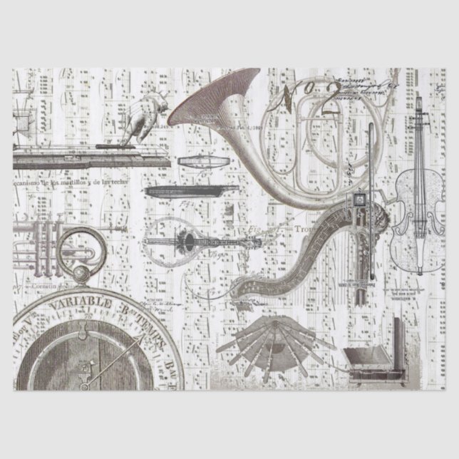 Seda Sons do lenço de papel da música (Frente )