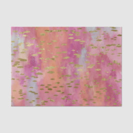 Seda Speck Dourados com papel de Decoupage de Matizes R