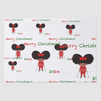 Seda Tamara Pequeno Tamara Papel de Tecido de Natal