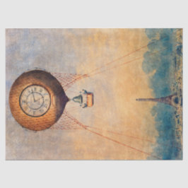 Seda Tecido de balão de Paris ou papel de dissociação