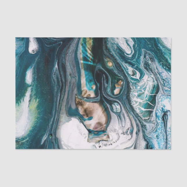 Seda Terra a partir de papel de tecidos espaciais (Frente )