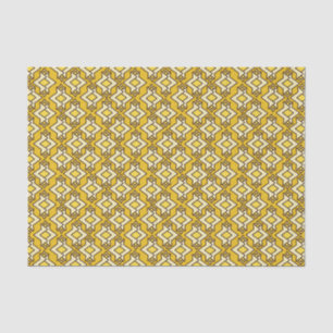 Seda Teste padrão do papel de parede do art deco, ouro