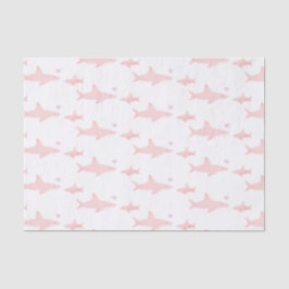 Seda Tubarões Cons Brancos | Papel tecidular do Chá de 