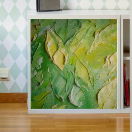 Seda Verde limão deixa texturizado papel no tecido de d