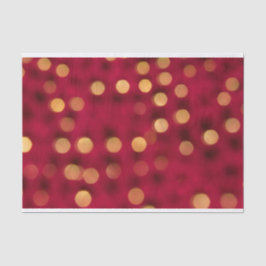 Seda Vermelho e lenço de papel dos Sparkles do ouro