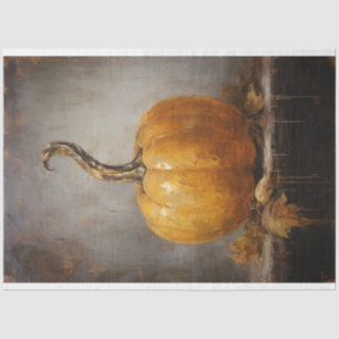 Seda Vintage - Desligamento de Papel Tecido de Pumpkin