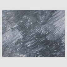 White on Black abstrato - Papel de Tecido de Decou