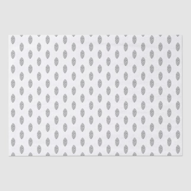 Seda White Spruce Papel de tecidos Cone (Frente )