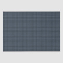 Xadrez de Tartan Azul Papel Tecido de Natal | Eleg