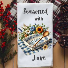 Sedonado com toalha de fazenda com amor - Chá para