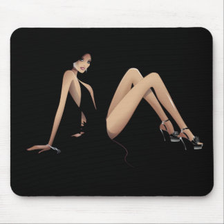 Sedução Mousepad preto