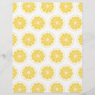 Segmentos de fatia de limão amarelo-sol brilhante