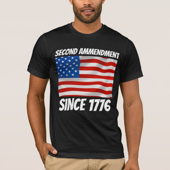 SEGUNDA ALTERAÇÃO DO SEGUNDO 1776 PATRIOT T-SHIRTS (Frente)