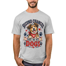 Segunda Chance Melhor Camiseta para Amantes de Cãe