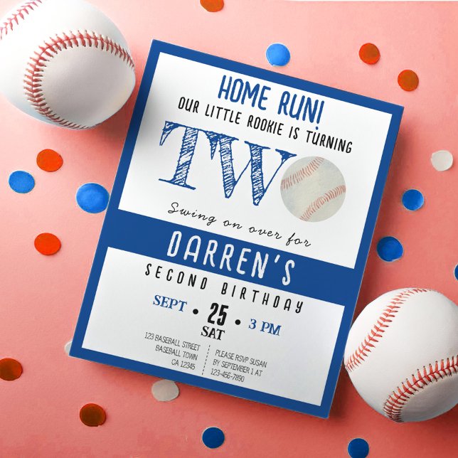 Segundo aniversário Cute Rookie Baseball Budget Bo (Criador carregado)