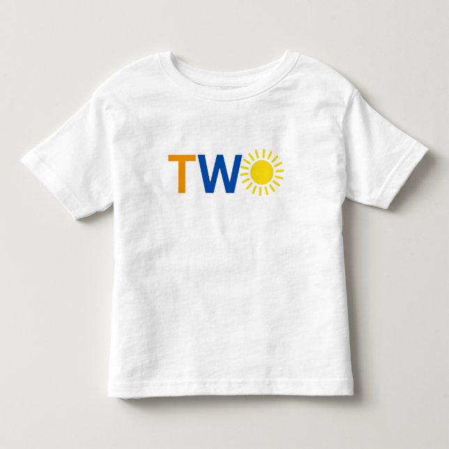 segundo aniversário T-Shirt (Frente)