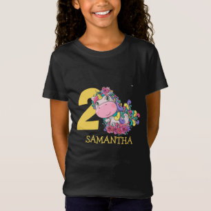 Segundo aniversário Unicórn T-Shirt