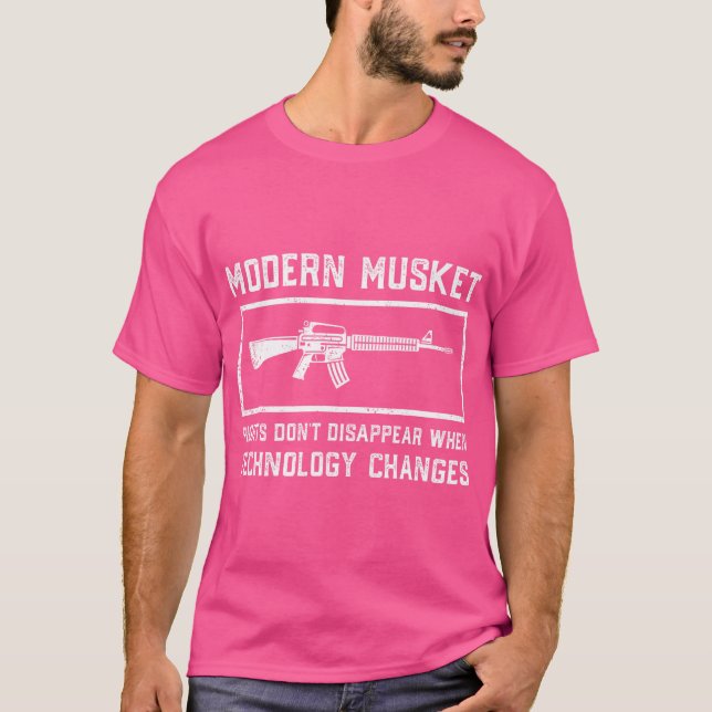 Segundo de Camisa Moderna Emenda Pro Gun (Frente)