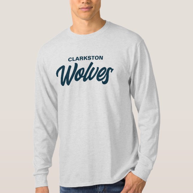 Segundo grau Clarkston impresso T-Shirt (Frente)