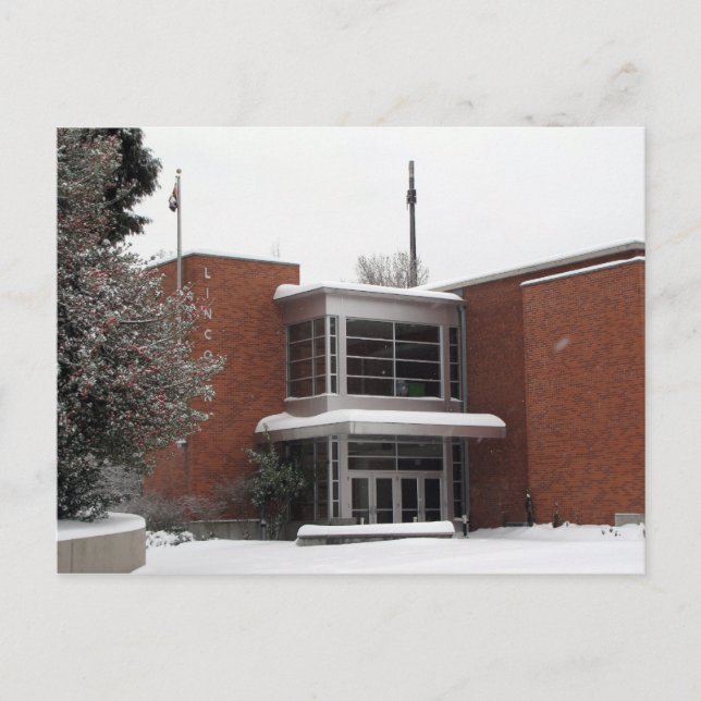 Segundo grau Lincoln - Cartões postais do Oregon P (Frente)