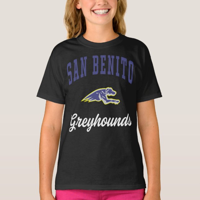 Segundo grau San Benito Greyhounds T-Shirt (Frente)