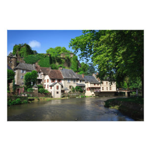 Segur-le-Castelo no impressão da foto de France