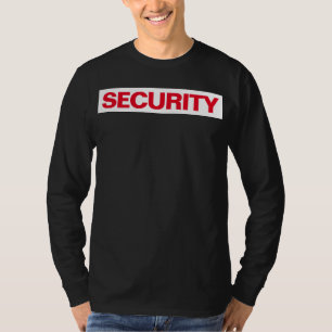 Segurança de Camisa Masculina Manga Longa com Esta