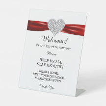 Segurança de Casamento com Fita Vermelha Diamond H