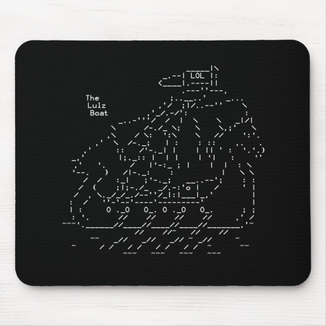 Segurança Mousepad de Lulzboat Lulz (Frente)