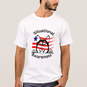 Segurança Nacional Camisa de Sensibilização Situ