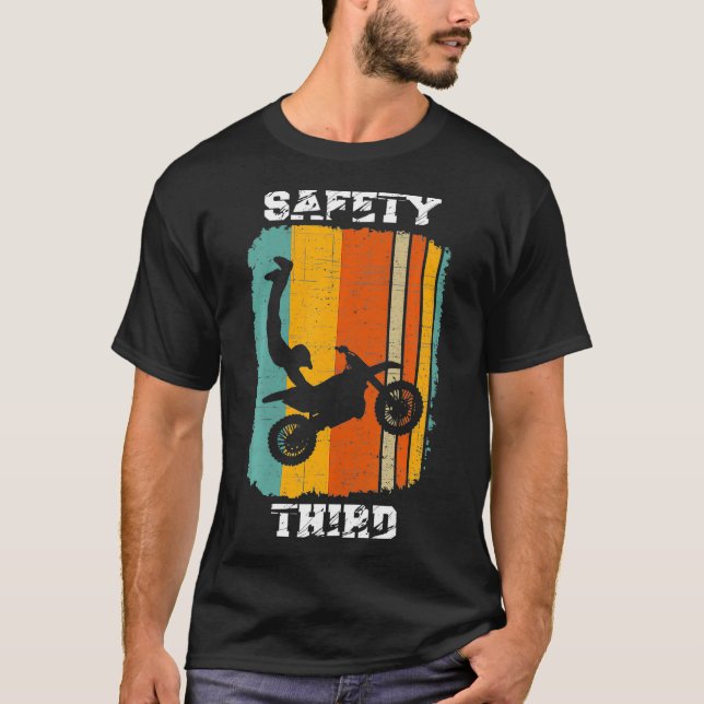 Segurança Terceiro Curso De Caça Da Camisa Da Moto (Frente)