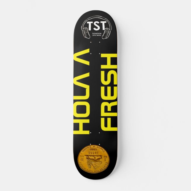 SEGURE UM Skateboard FRESCO (Frente)