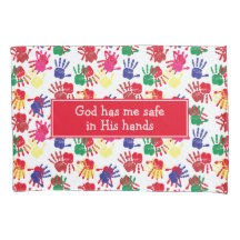 SEGURO EM DEUS MÃOS Crianças Pintadas