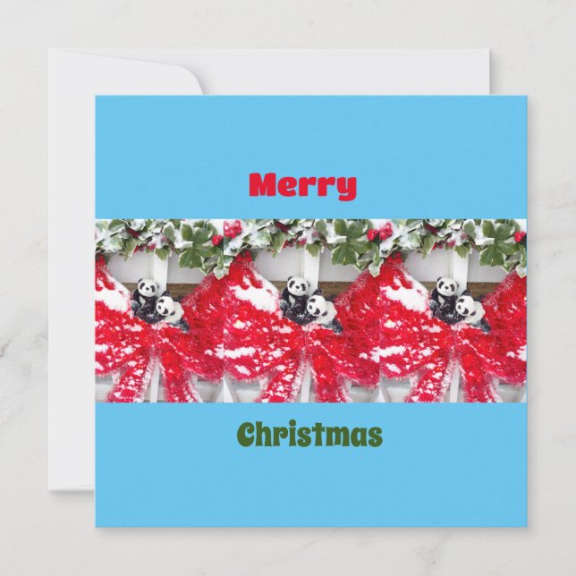 Seis Pandas Queridos no Natal (Frente)