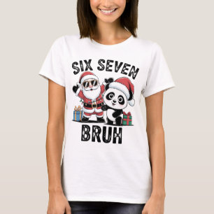 Seis Sete Bruh Camisa Divertida de Natal Papai N