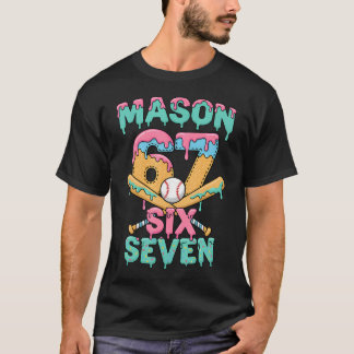 Seis Sete Meme Mason Sorvete Gotejamento Camisa de