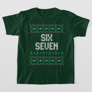 Seis Sete Meme Suéter Feio de Natal Pulôver Engraç
