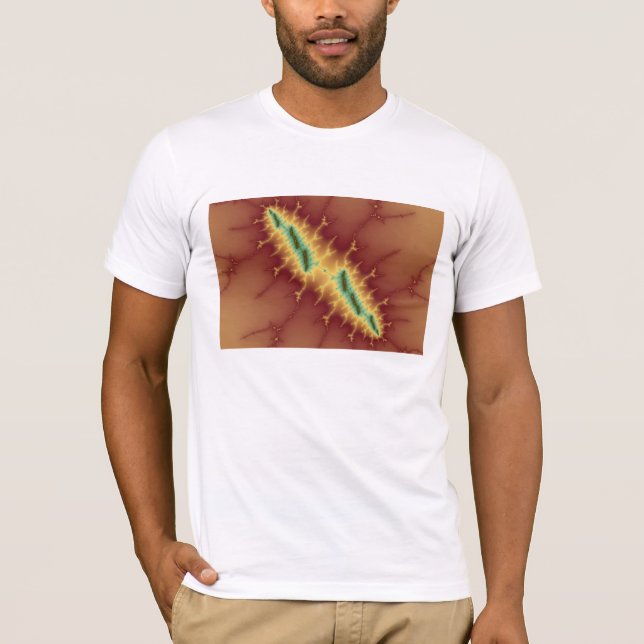 Seis tiras - Camiseta Fractal (Frente)