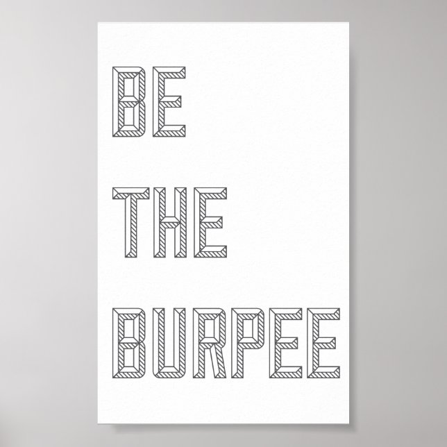 Seja a Burpee - Poster vertical (Frente)