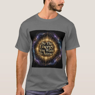 Seja a Energia que Você Quer Atrair Camiseta Motiv