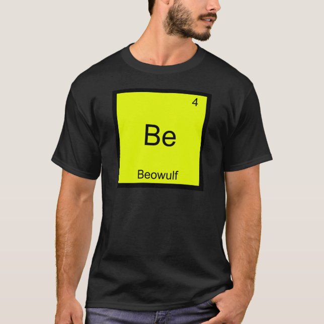 Seja - Beowulf Camiseta engraçada com símbolo de e (Frente)