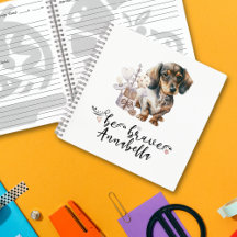 Seja Brave Dachshund Puppy Personalizado