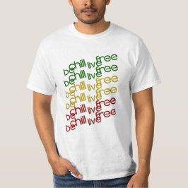 Seja camisa livre viva de Rasta do frio