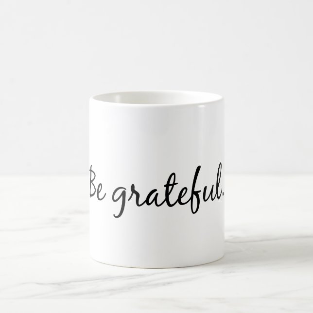 Seja caneca de café grata (Centro)