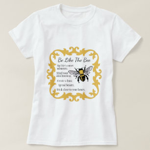 Seja como o t-shirt das mulheres da abelha