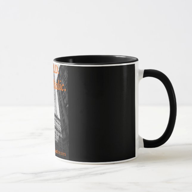 Seja corajoso. Caneca de café (Direita)