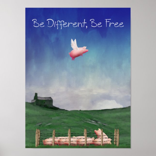 Seja Diferente, Seja Gratuito Poster (Frente)