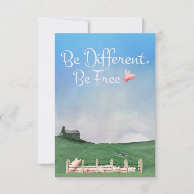 Seja Diferente, Seja Livre (Frente)