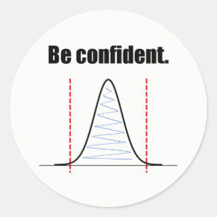 Seja etiqueta segura dos intervalos de confiança